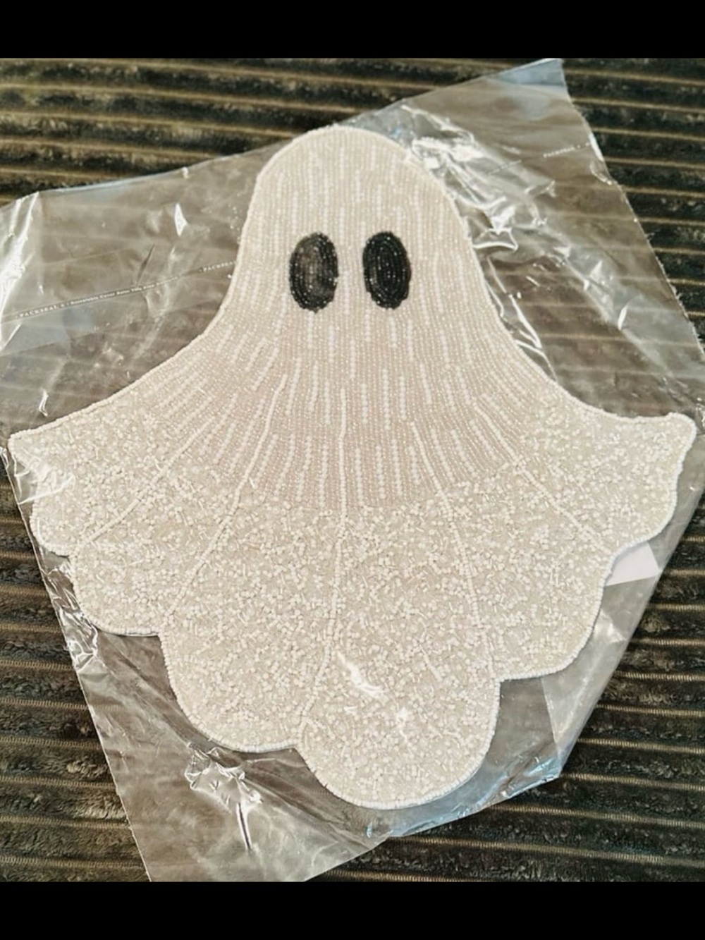 Christian Siriano NWT Ghost Beaded Placemat